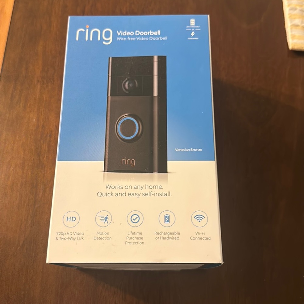 Brand new Open box ring doorbell
